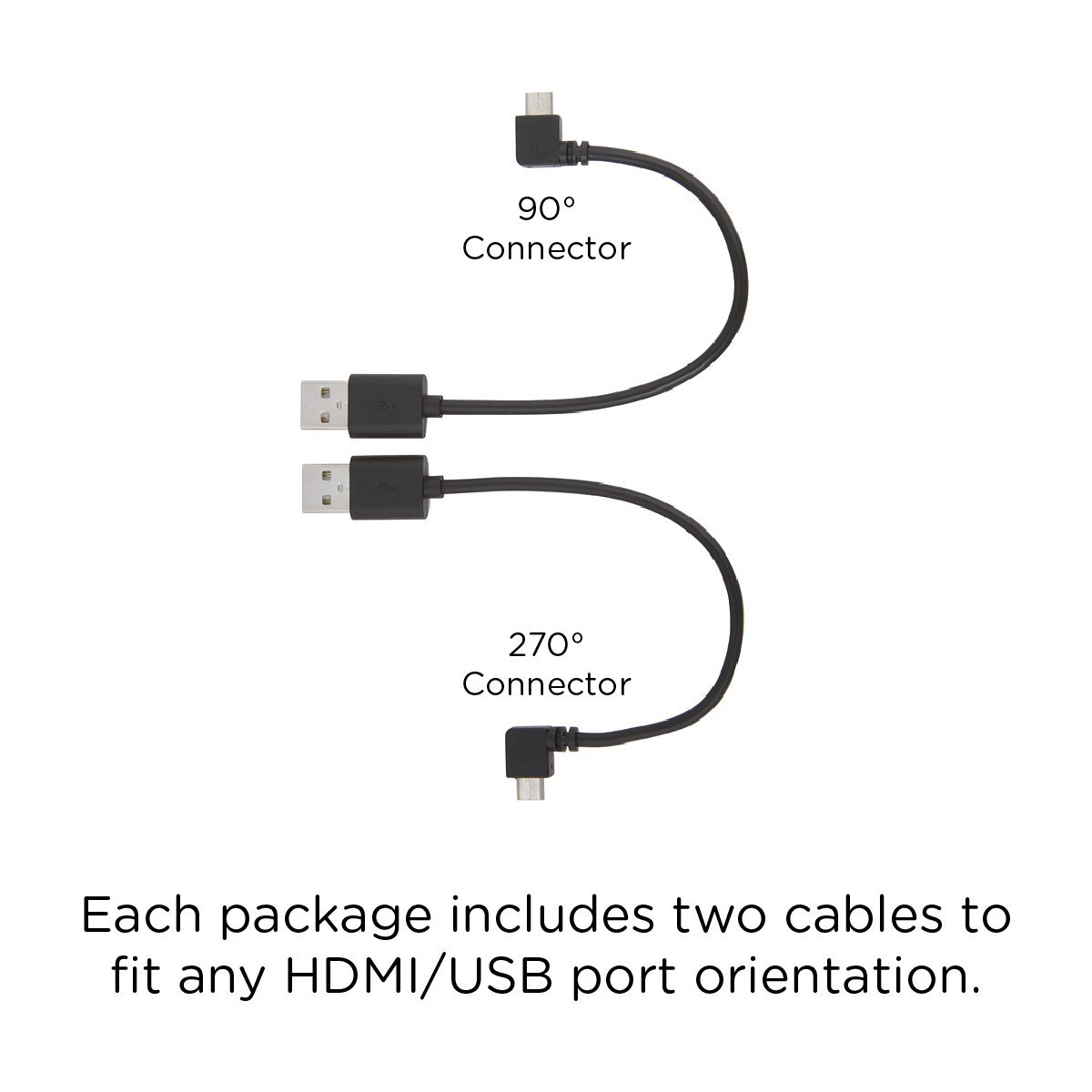  Mission USB Power Cable for Chromecast and Chromecast